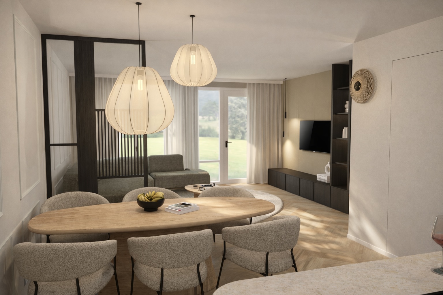 Interieurontwerp van stoere en sfeervolle woning in Barneveld met donker houten accenten